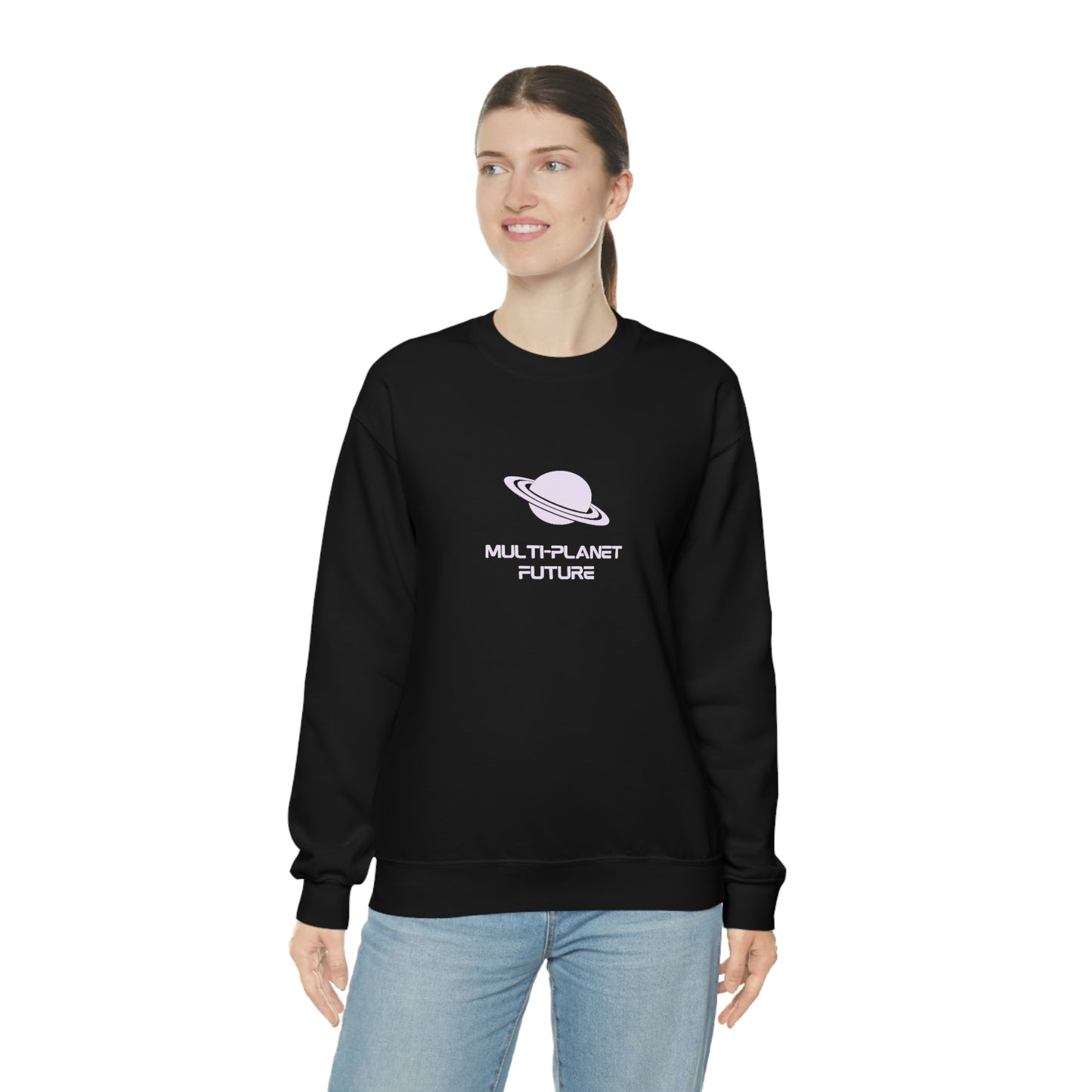 MULTI-PLANET FUTURE - Unisex Heavy Blend™ Crewneck Sweatshirt
