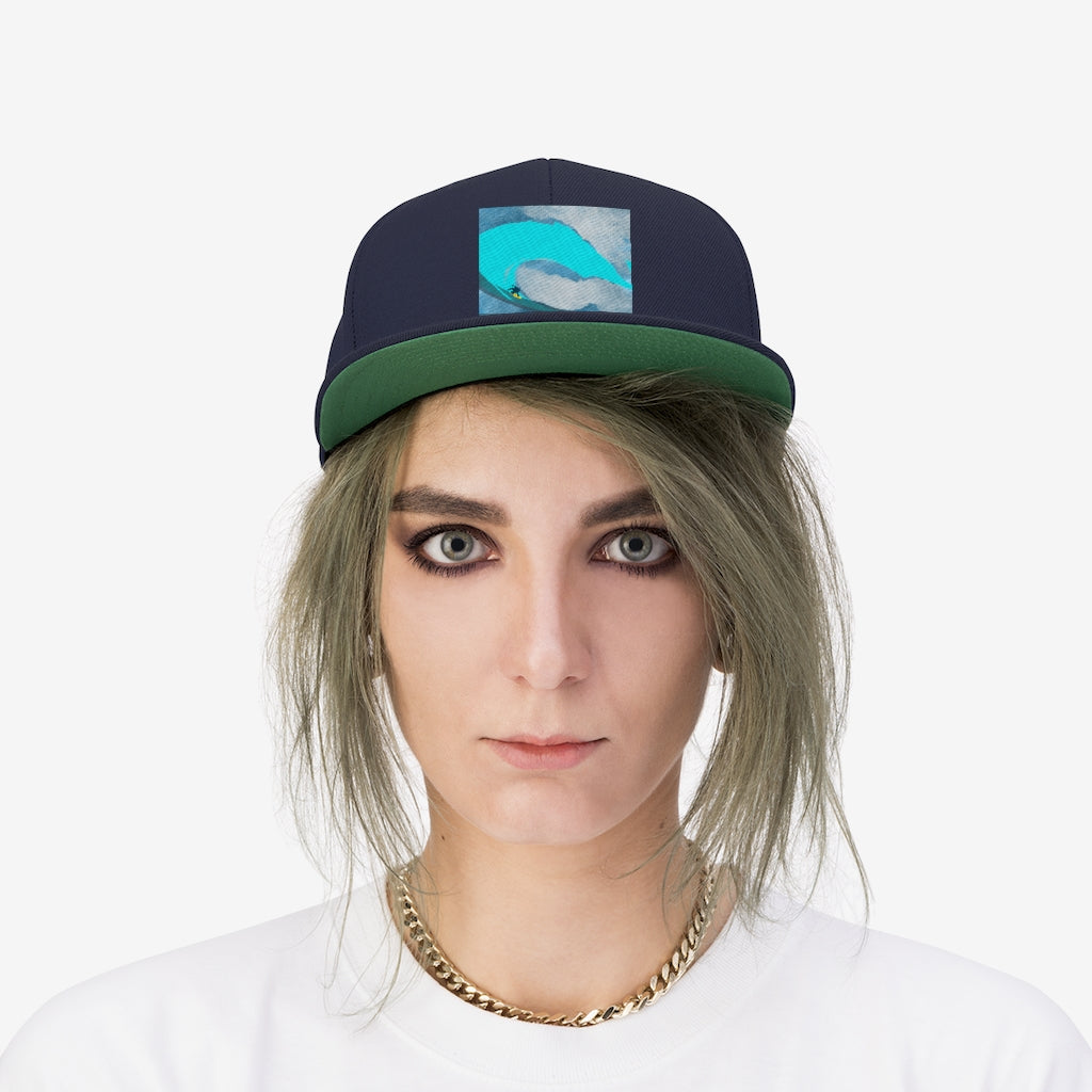Surfing - Unisex Flat Bill Hat
