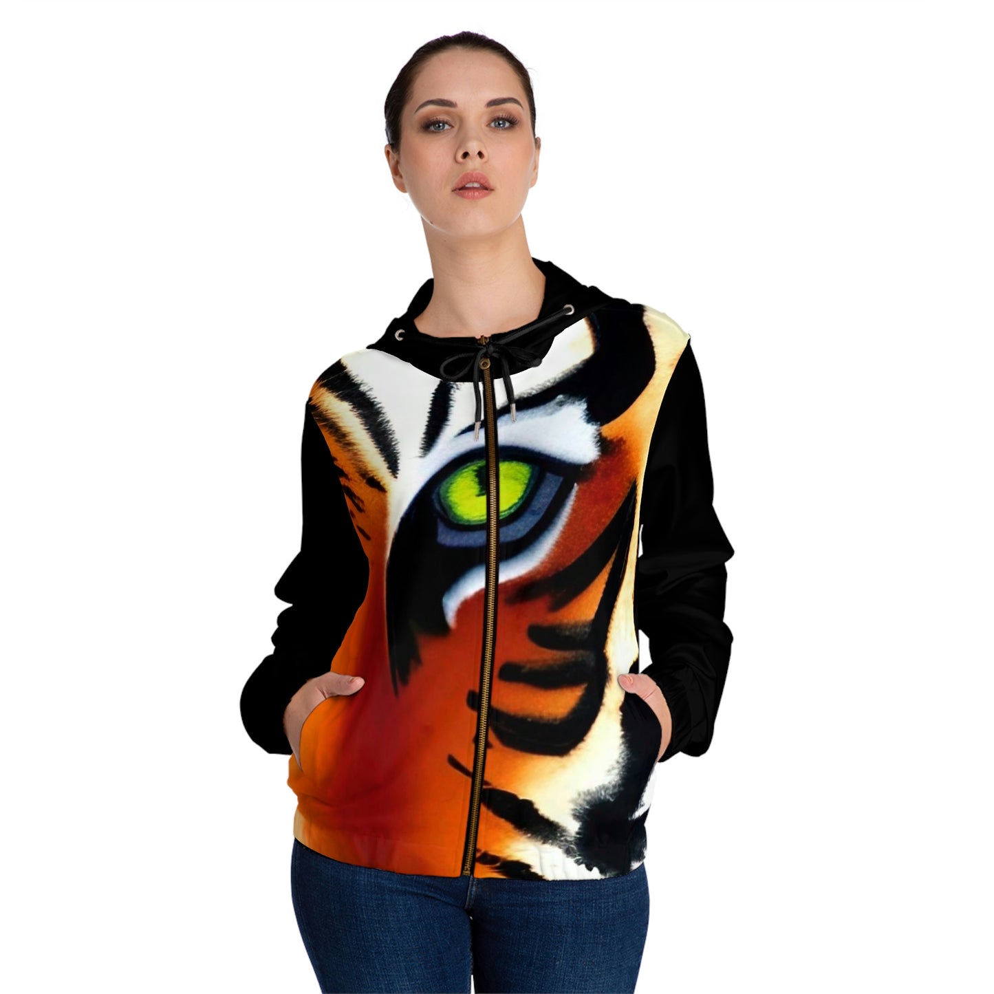 Tiger - Women’s Full-Zip Hoodie