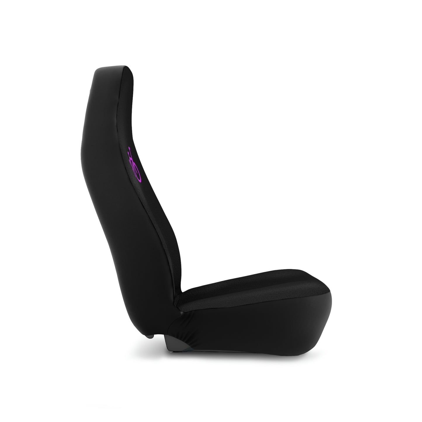 Black Car Seat Covers - Pink Bike
