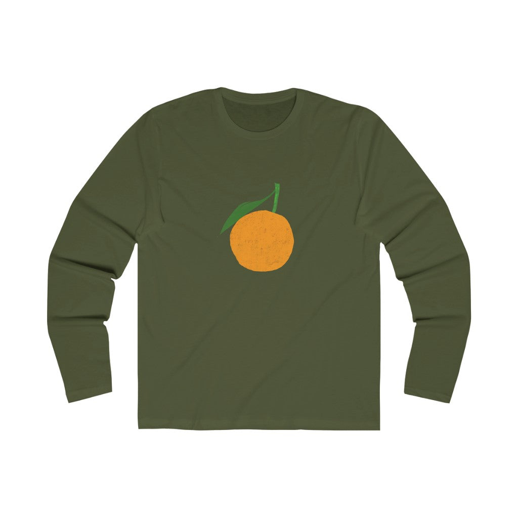 Orange Fruit - Men's Long Sleeve Crew Tee