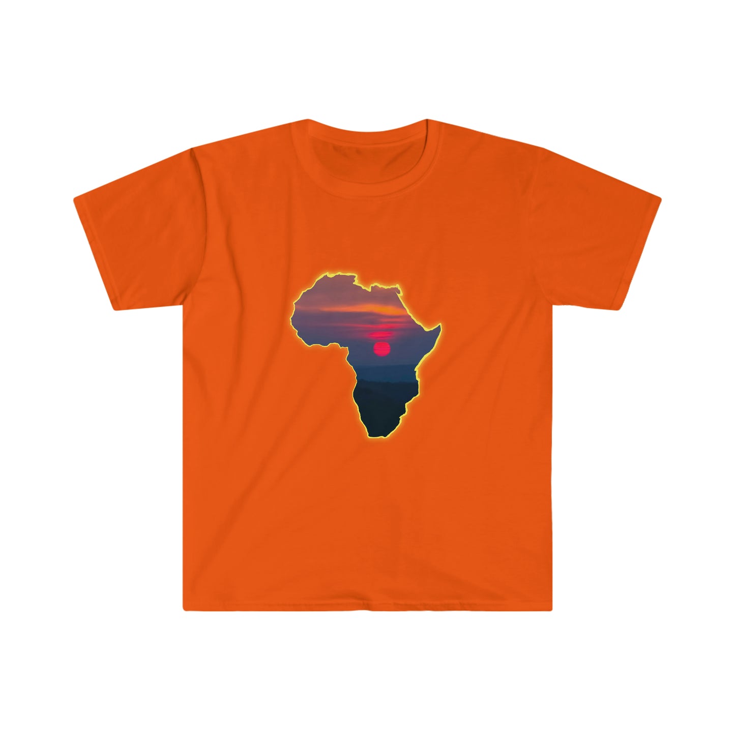 AFRICA - Men's Fitted Short Sleeve Tee
