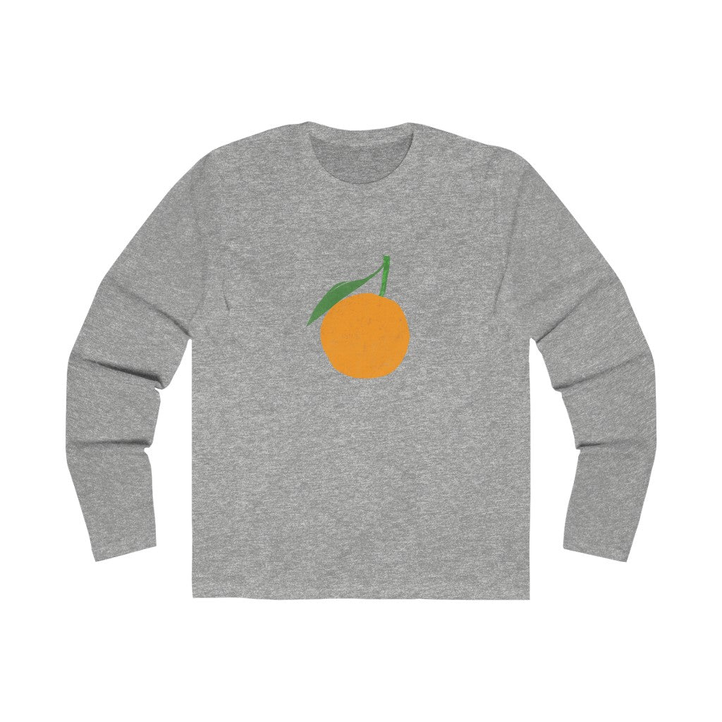 Orange Fruit - Men's Long Sleeve Crew Tee
