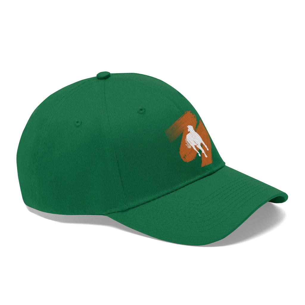 Unisex Twill Hat - Running Horse