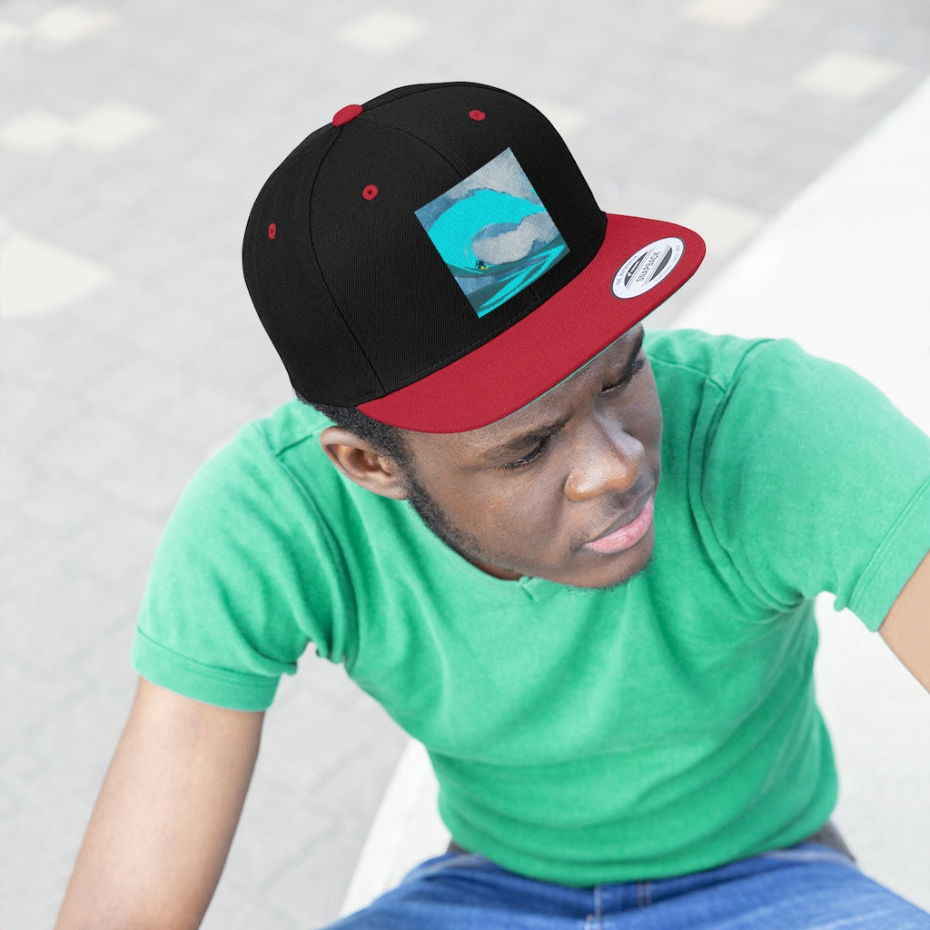Surfing - Unisex Flat Bill Hat