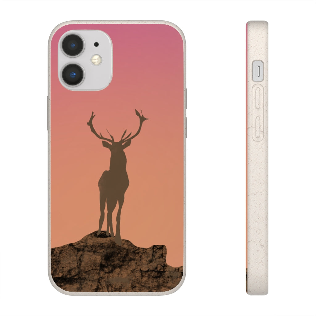 Biodegradable Case - Deer Silhouette