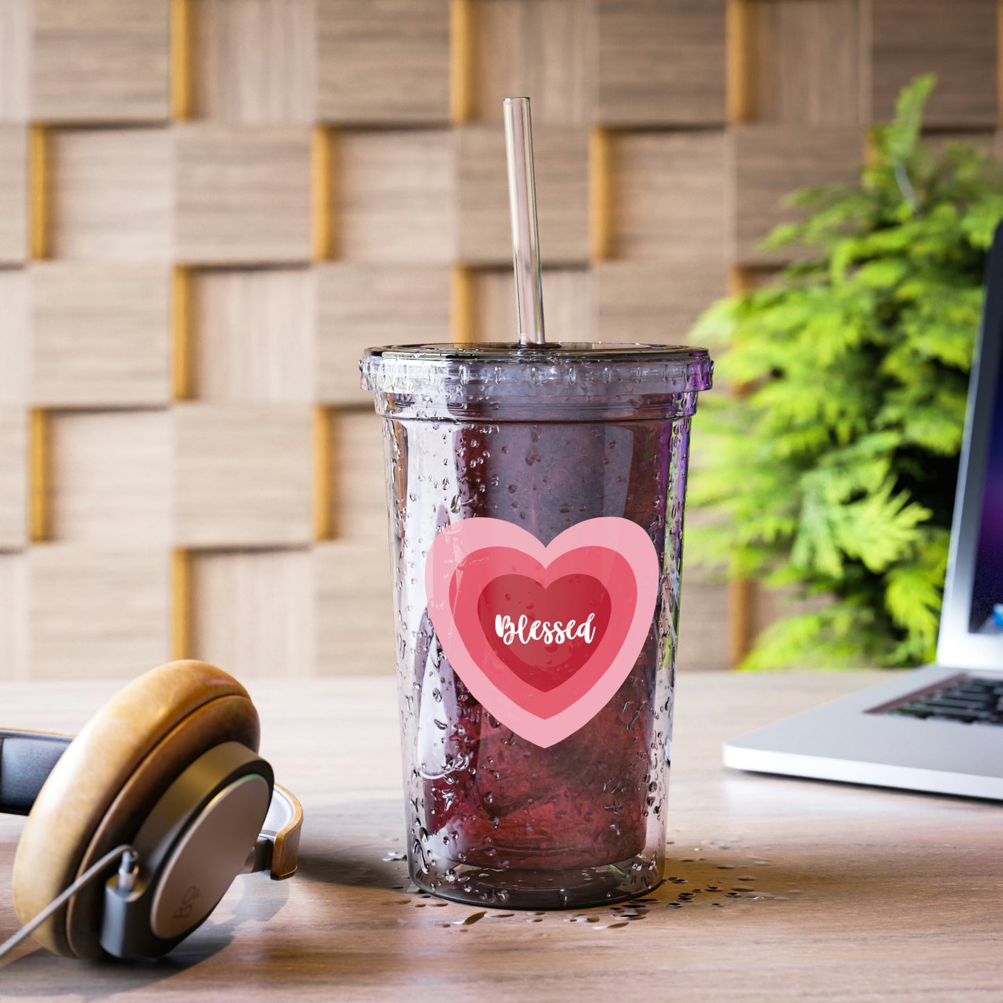 Blessed Heart - Suave Acrylic Cup