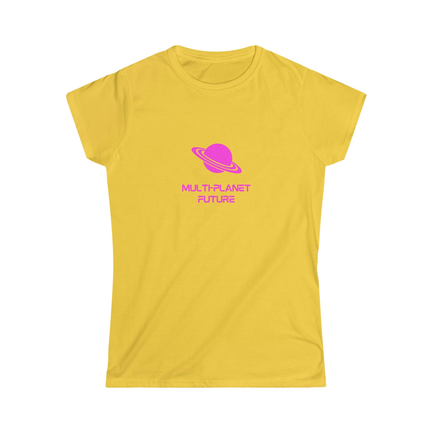 Women's Softstyle Tee - MULTI-PLANET FUTURE
