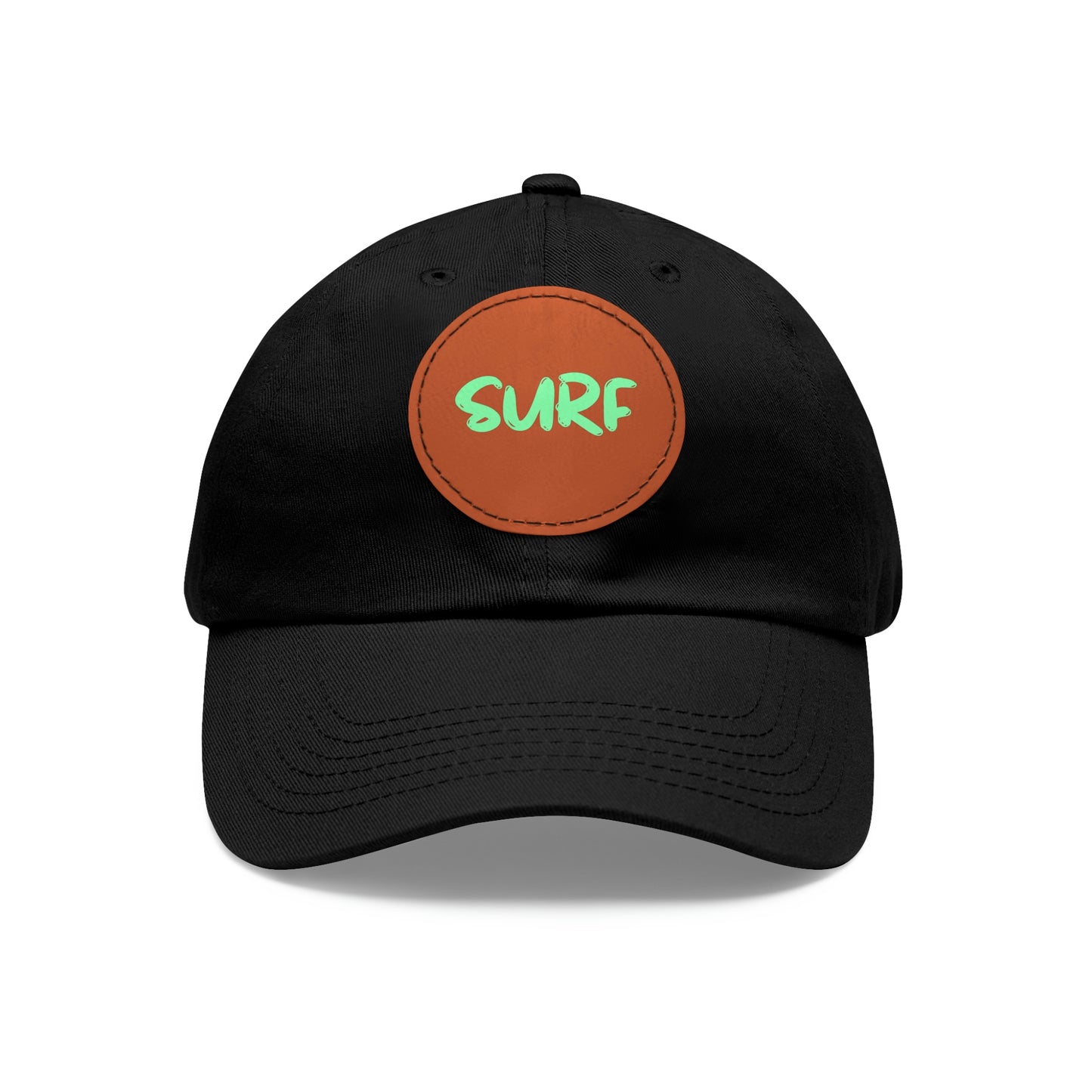 SURF - Dad Hat with Round Leather Patch