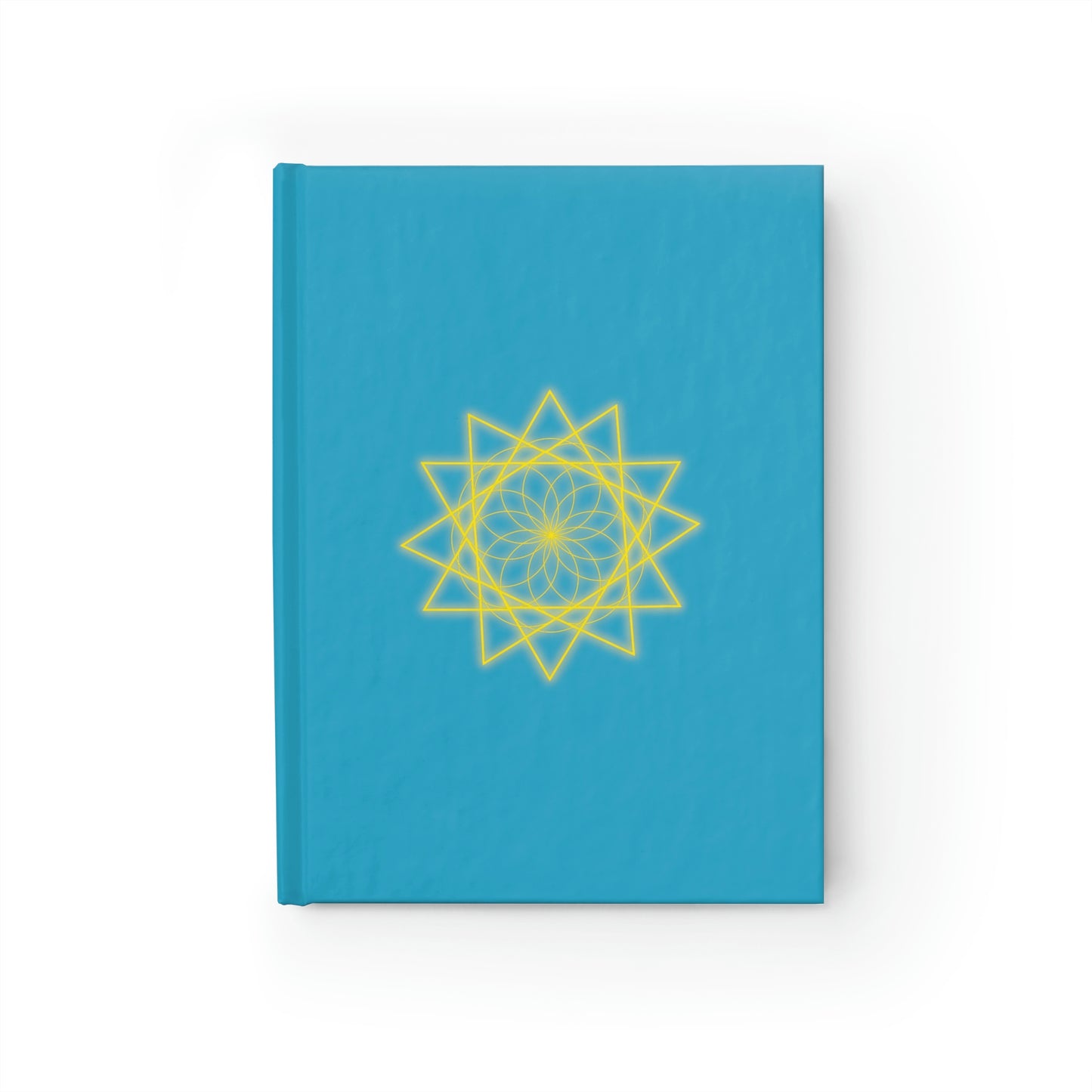 Sacred Geometry - Journal - Ruled Line - Turquoise Cover