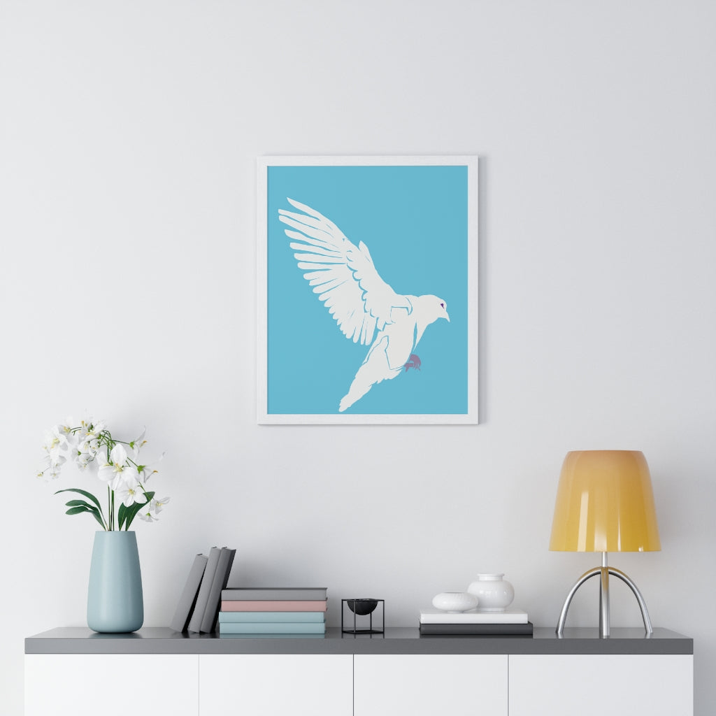 Dove of Peace - Premium Framed Vertical Poster