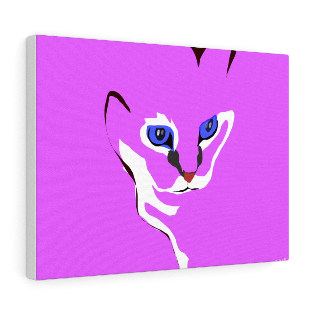 Cat Design - Pink Canvas Gallery Wraps