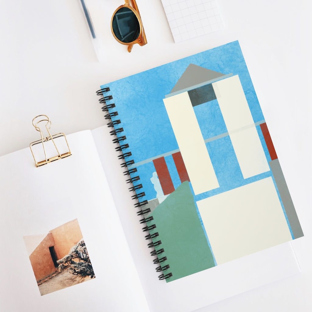 Postmodern Cover - Spiral Notebook - Ruled Line