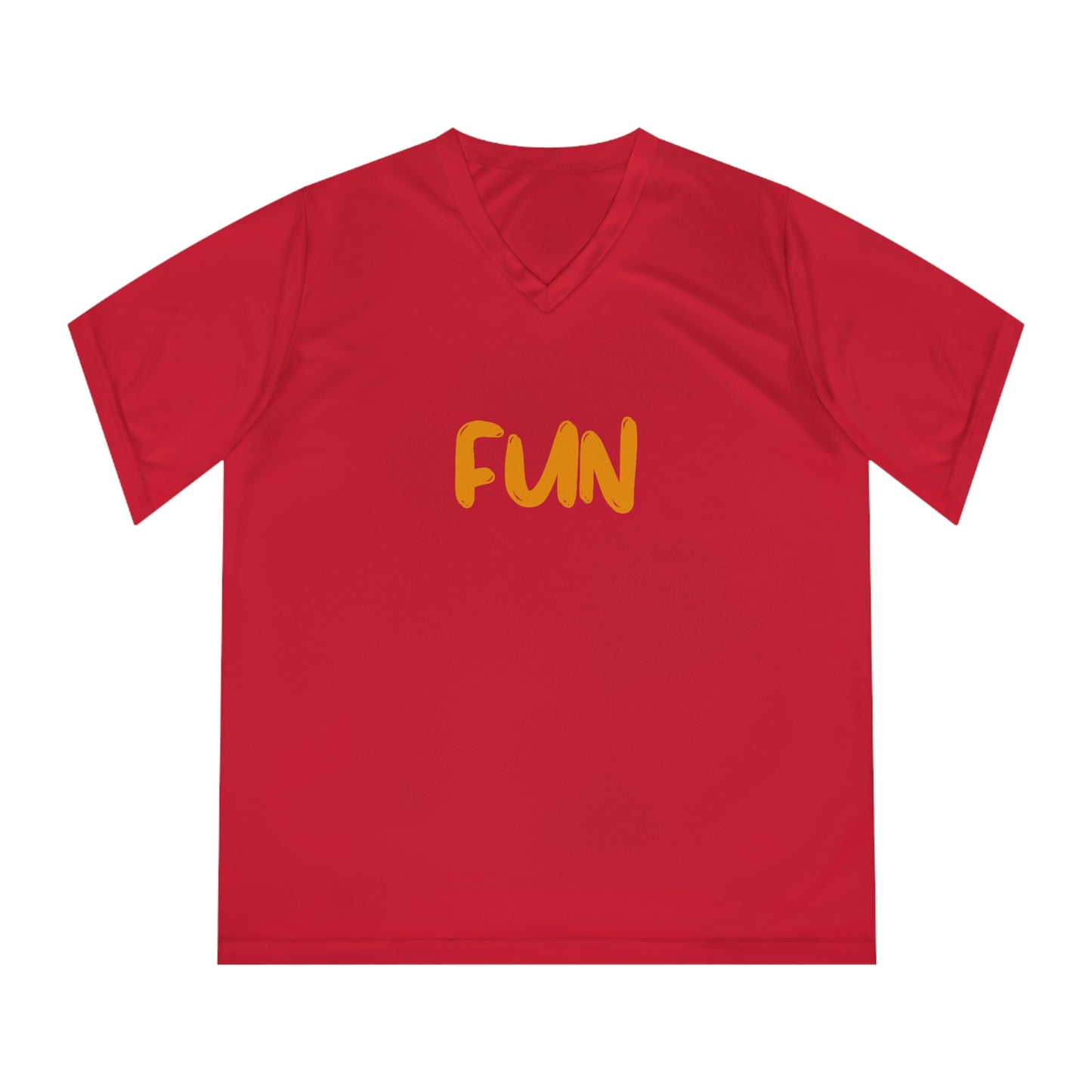 Women's Performance V-Neck T-Shirt - FUN