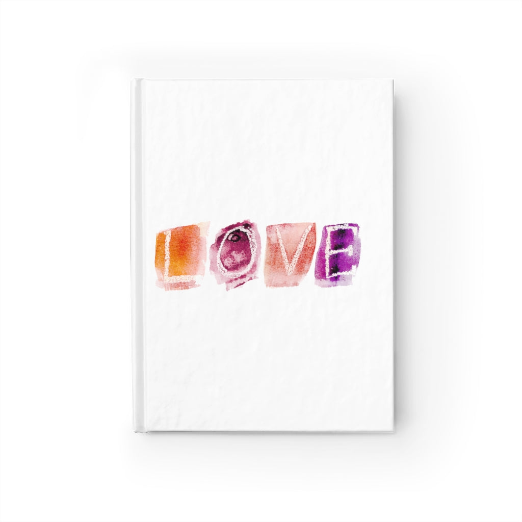Journal with “Love” theme - Ruled Line
