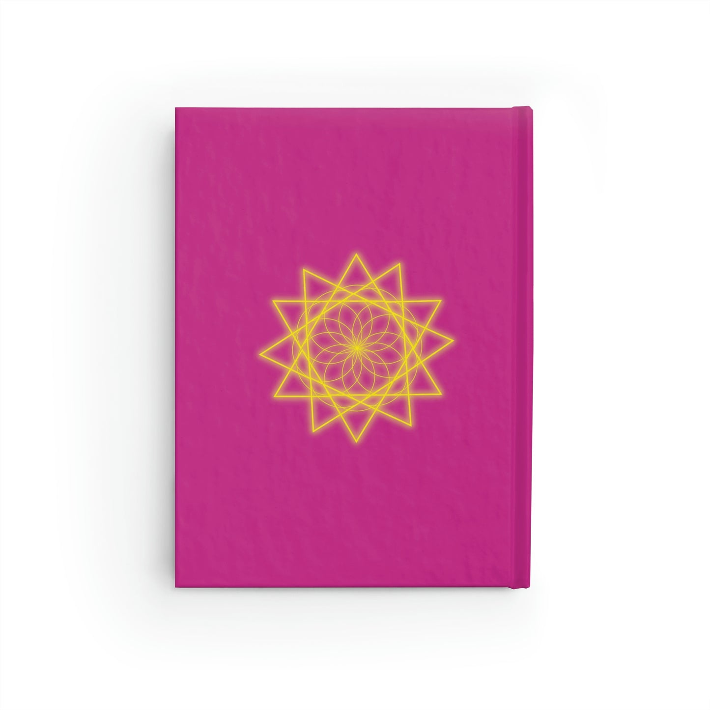 Sacred Geometry - Journal - Ruled Line - Pink Cover