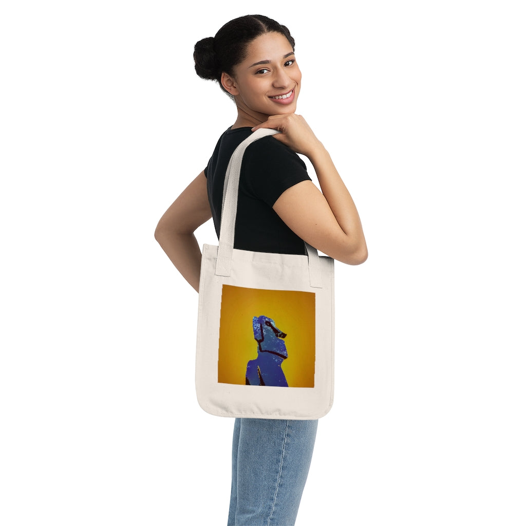 Organic Canvas Tote Bag - Easter Island