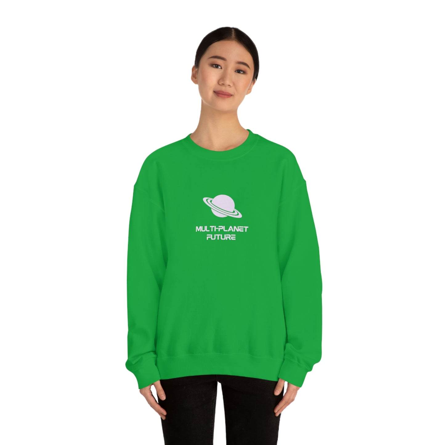 MULTI-PLANET FUTURE - Unisex Heavy Blend™ Crewneck Sweatshirt