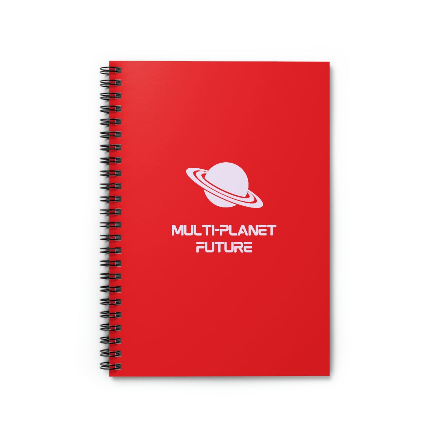 MULTI-PLANET FUTURE - Spiral Notebook - Ruled Line