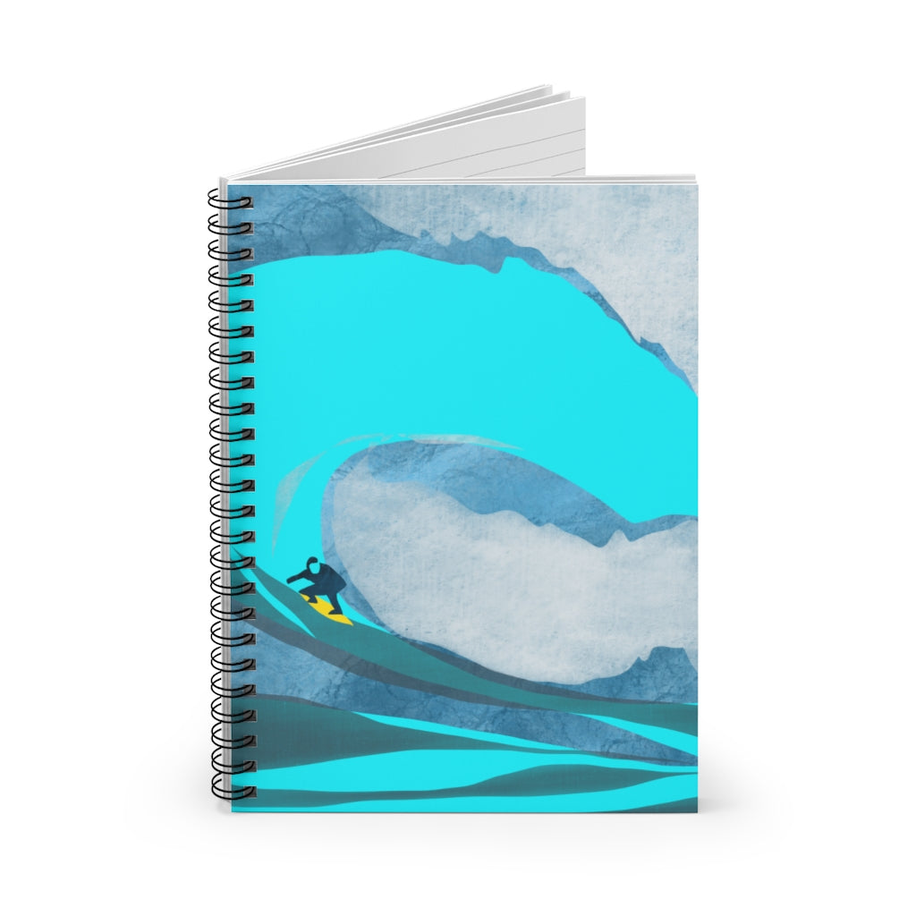 Surfer Spiral Notebook - Ruled Line