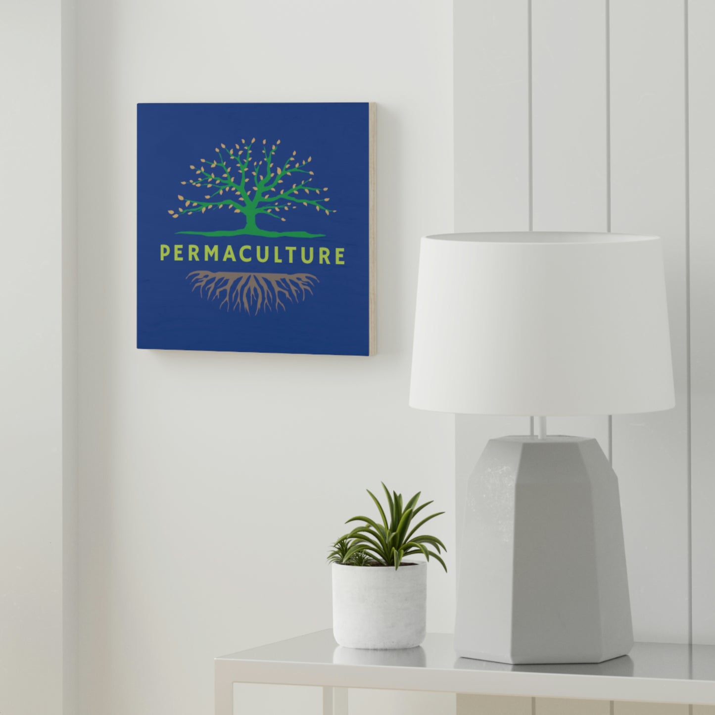Wood Canvas - Permaculture - Blue