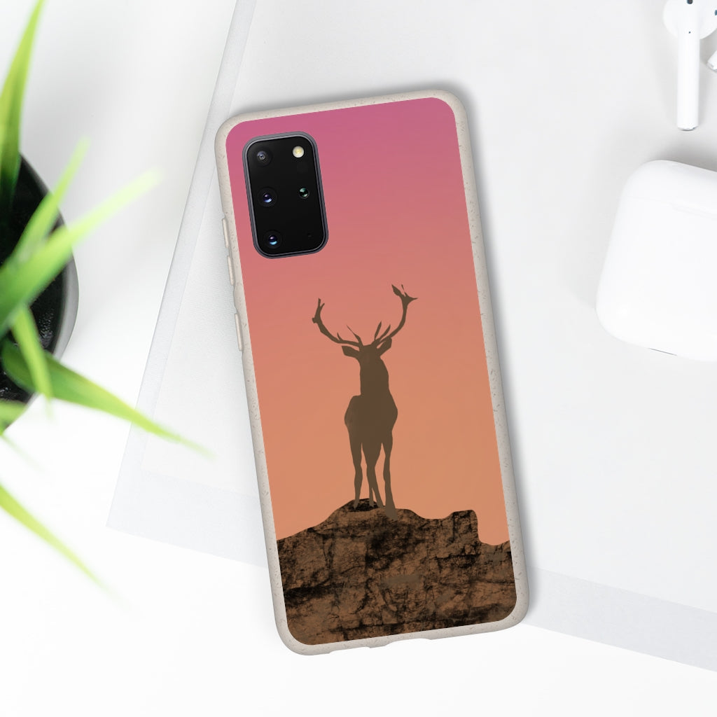 Biodegradable Case - Deer Silhouette