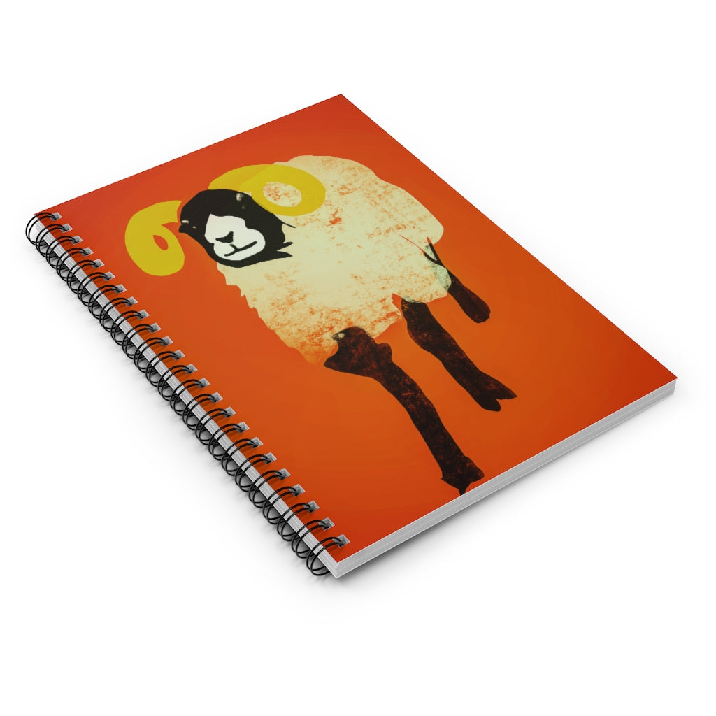 Ram Cover - Spiral Notebook - Ruled Line