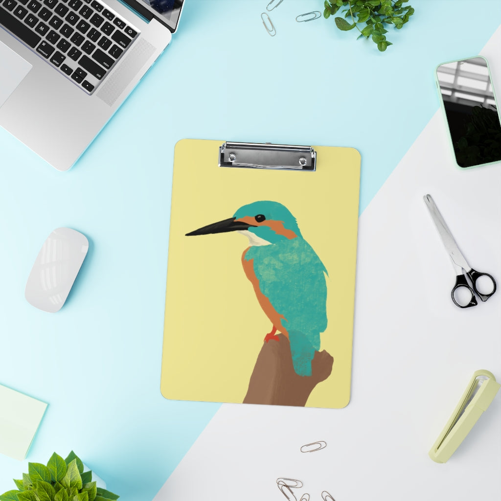 Clipboard: Kingfisher Bird