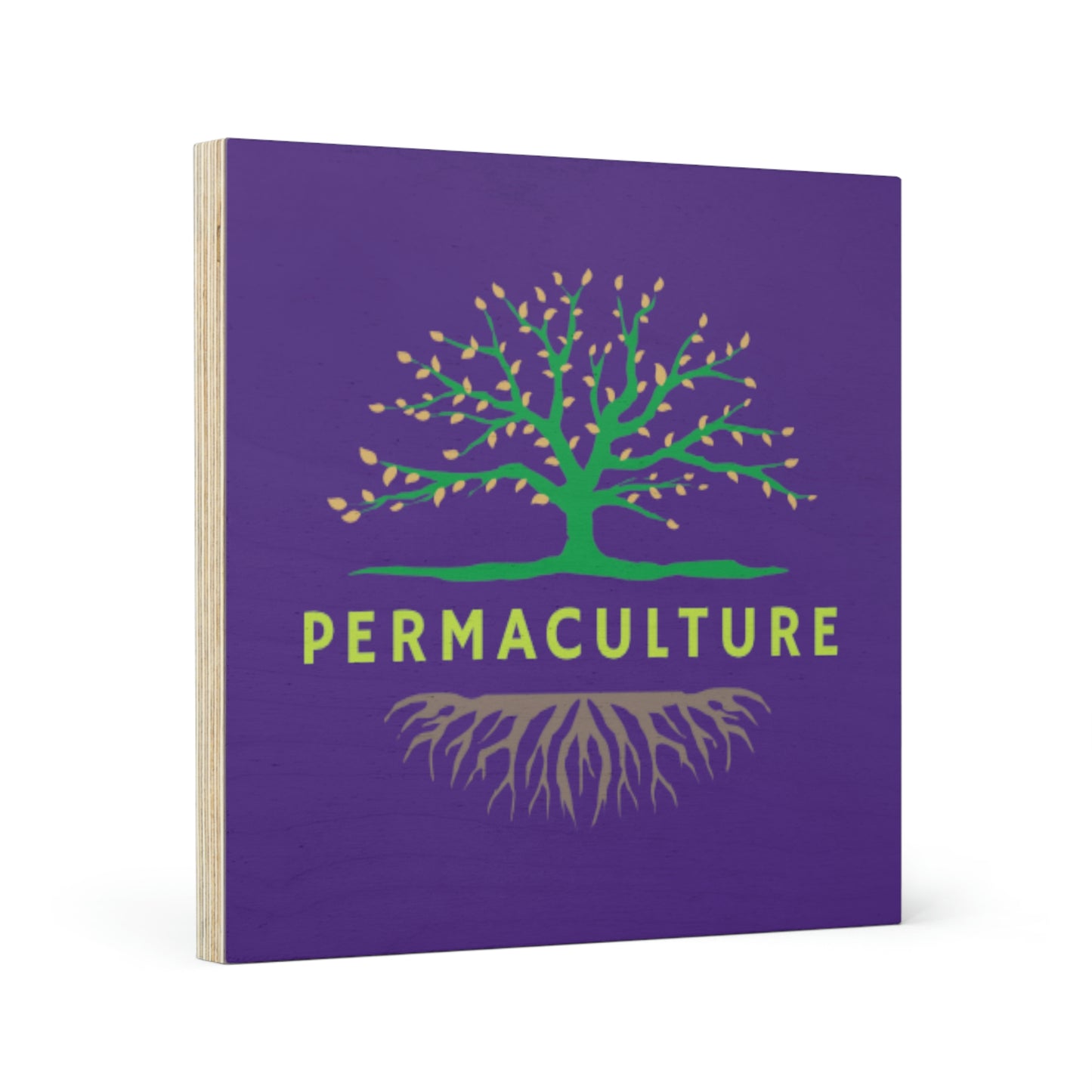 Wood Canvas - Permaculture - Purple