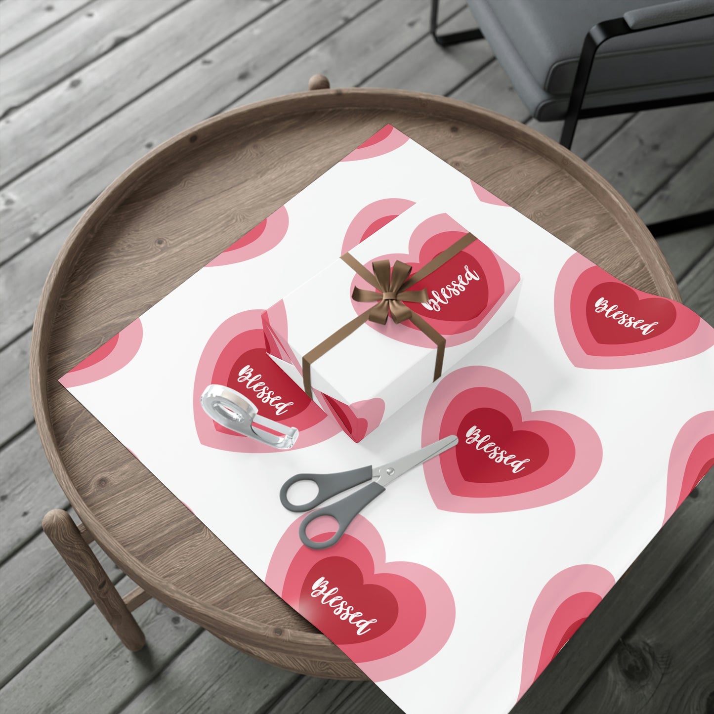 Blessed Heart Gift Wrap