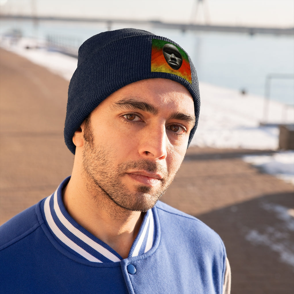 African Mask - Knit Beanie