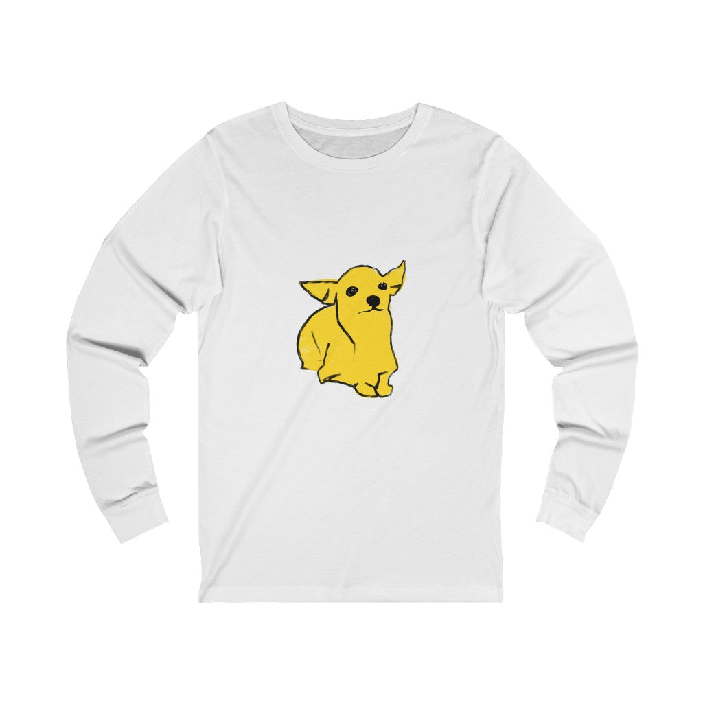 Unisex Jersey Long Sleeve Tee - Puppy
