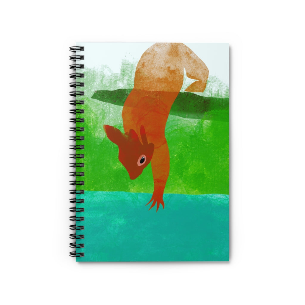 Squirrel Spiral Notebook - Ruled Line