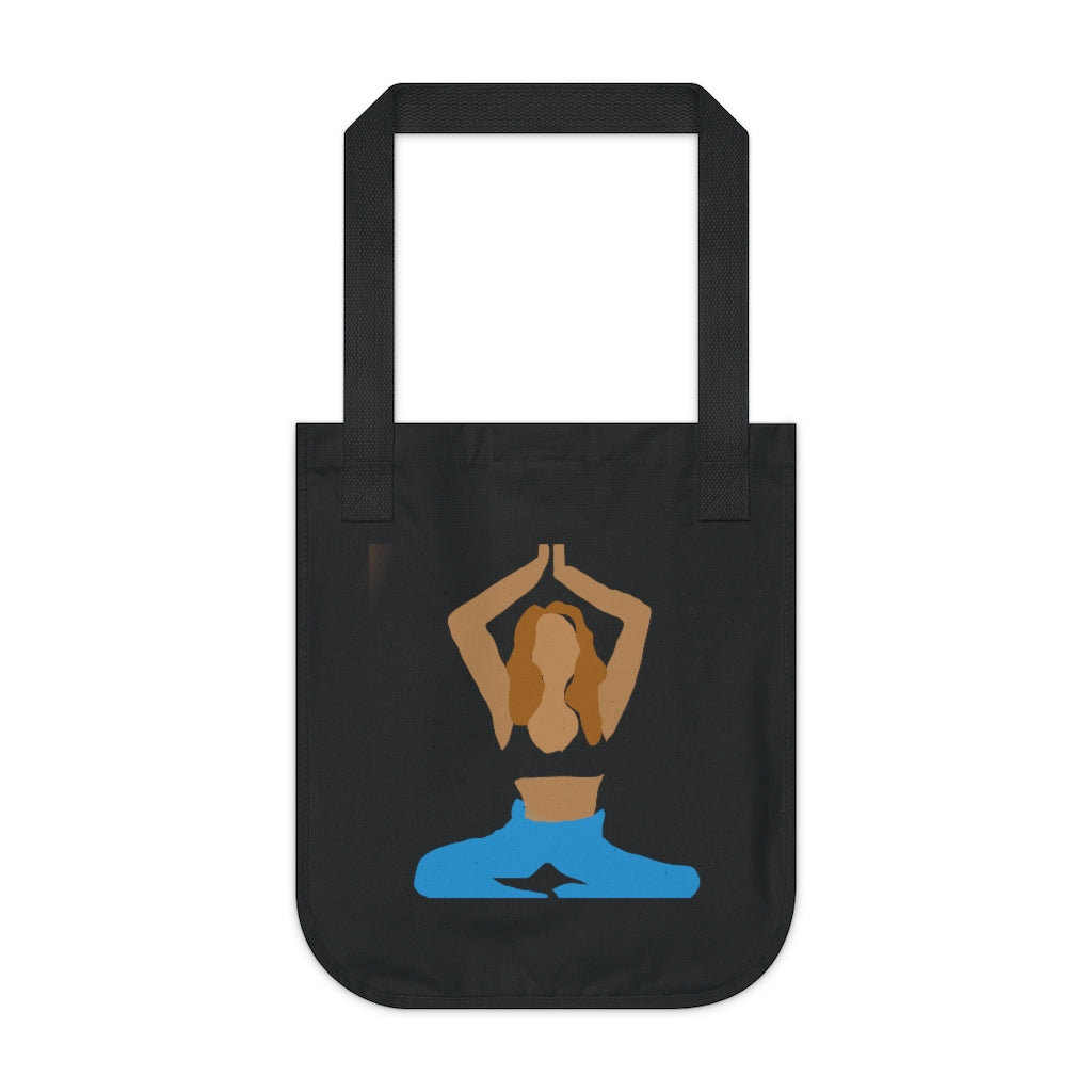 Organic Canvas Tote Bag - Yoga