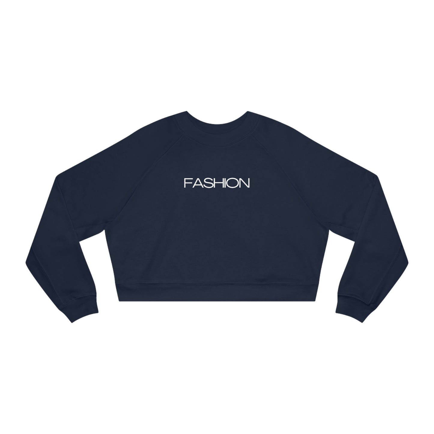 Women's Cropped Fleece Pullover - FASHION