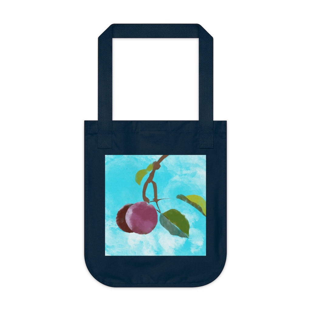 Plums - Organic Canvas Tote Bag