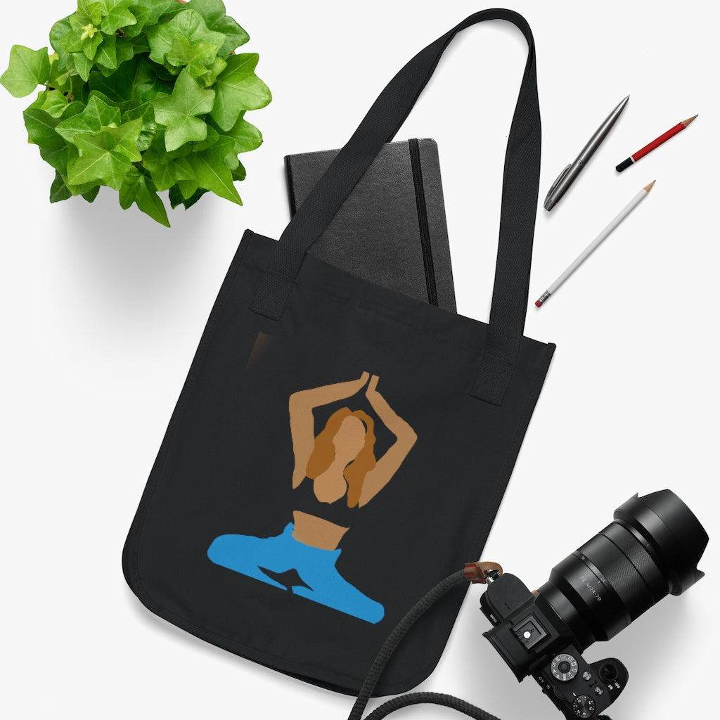 Organic Canvas Tote Bag - Yoga