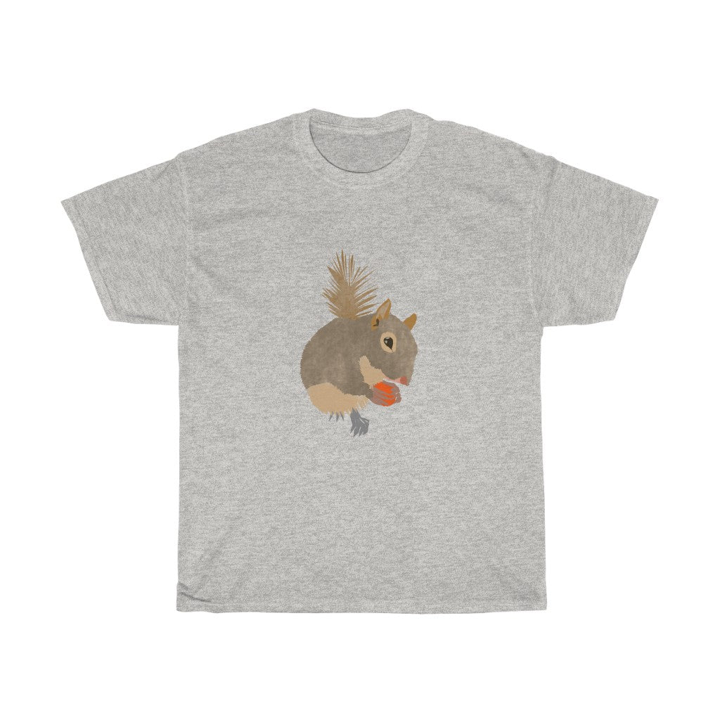 Squirrel Print - Unisex Heavy Cotton Tee