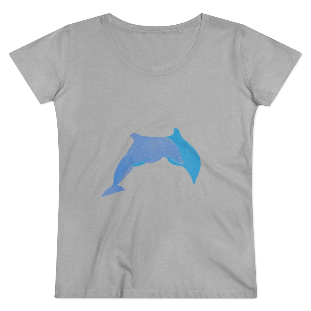 Organic Women's Lover T-shirt - Dolphins