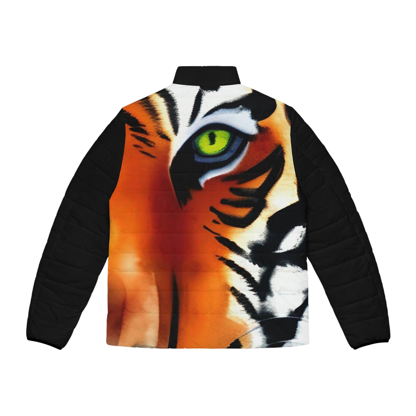 TIGER - Men's Puffer Jacket (Two-sided Print)