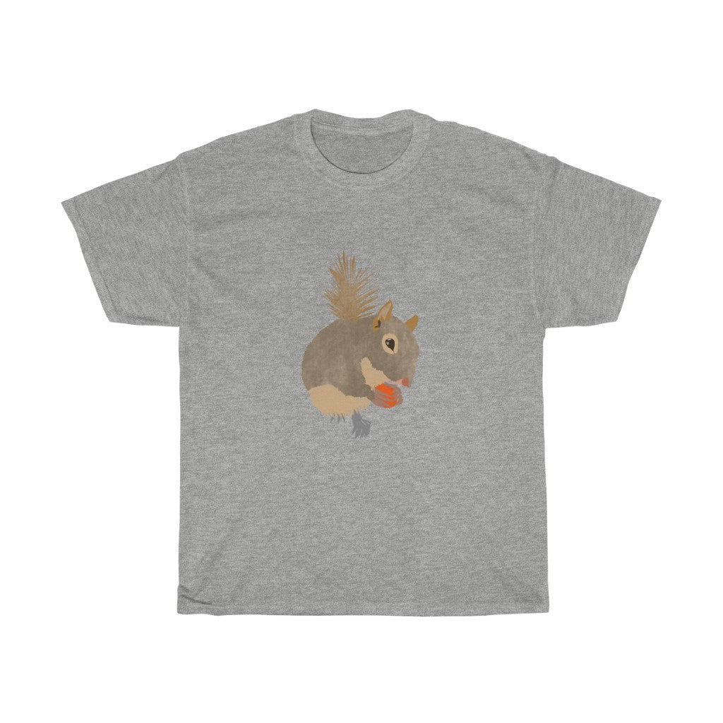 Squirrel Print - Unisex Heavy Cotton Tee