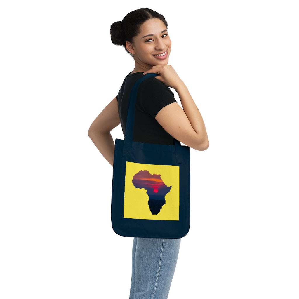 Organic Canvas Tote Bag - Africa