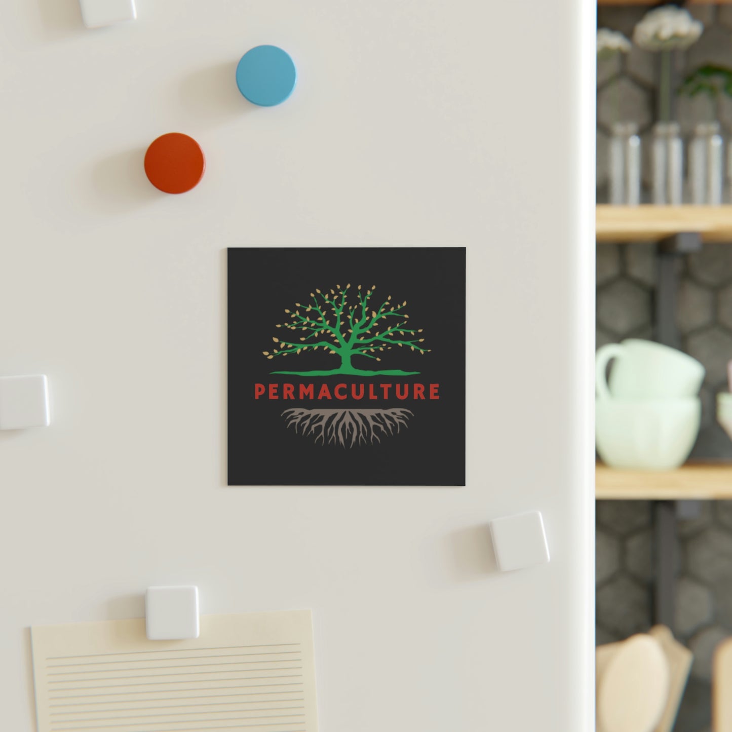 Square Magnet - Permaculture
