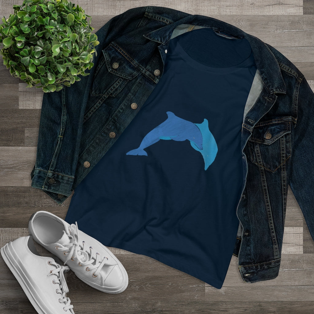 Organic Women's Lover T-shirt - Dolphins