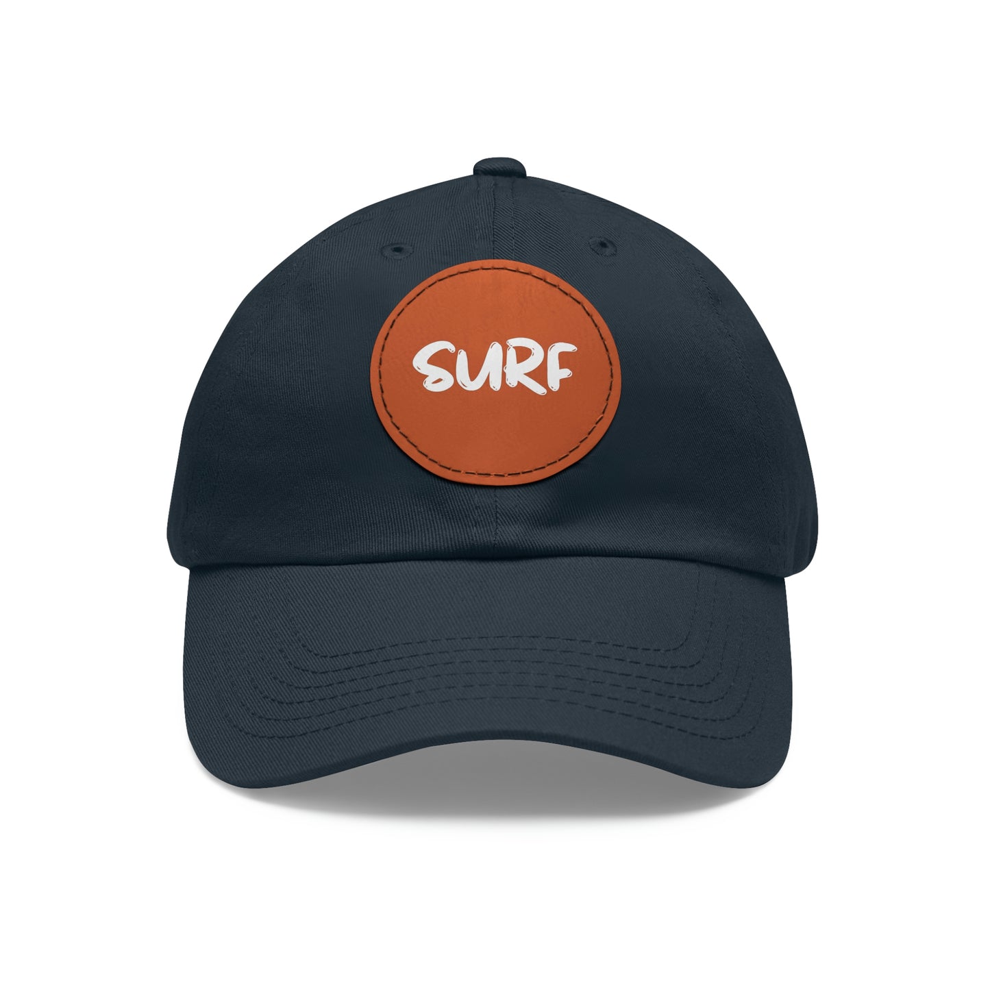 SURF - Dad Hat with Round Leather Patch