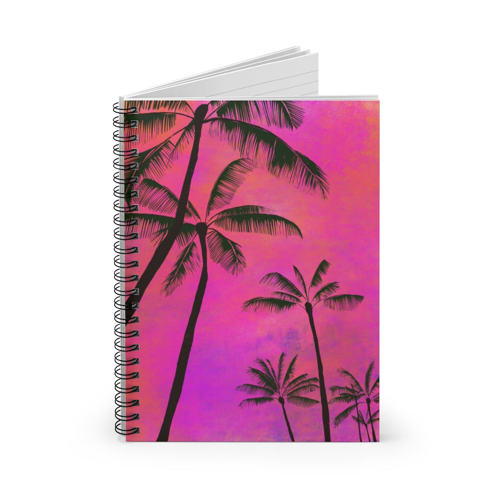Palm Trees - Spiral Notebook - Ruled Line