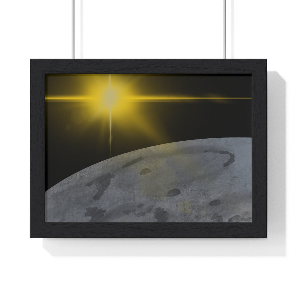 Moonscape - Premium Framed Horizontal Poster