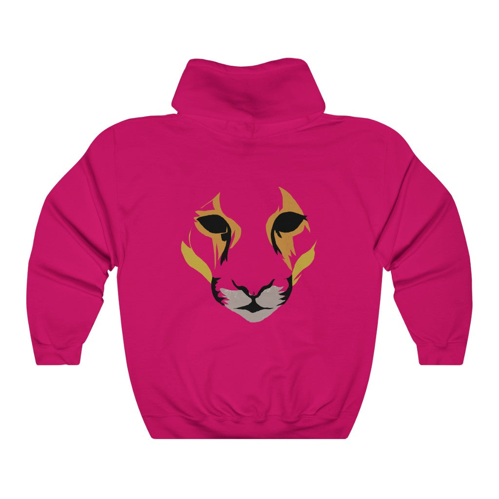 Cat Face - Heavy Blend™ Hooded Sweatshirt