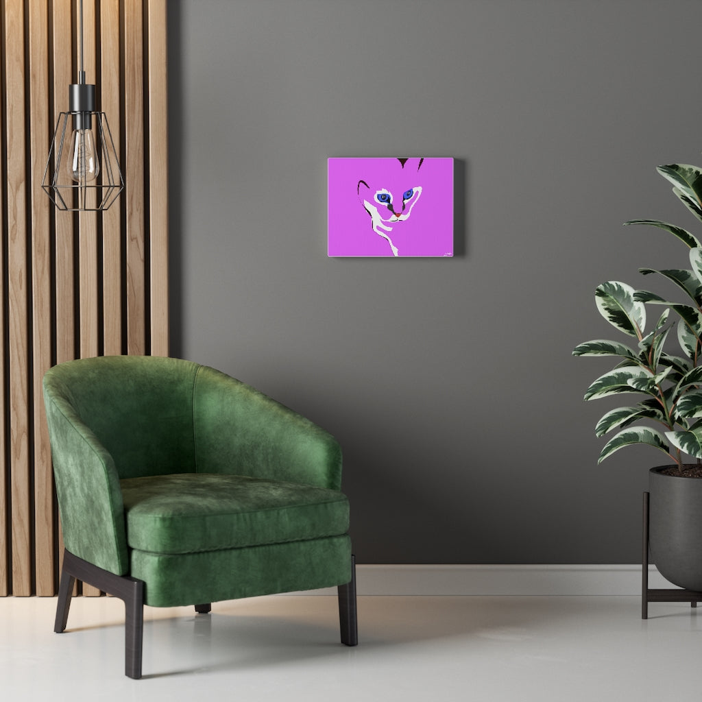 Cat Design - Pink Canvas Gallery Wraps