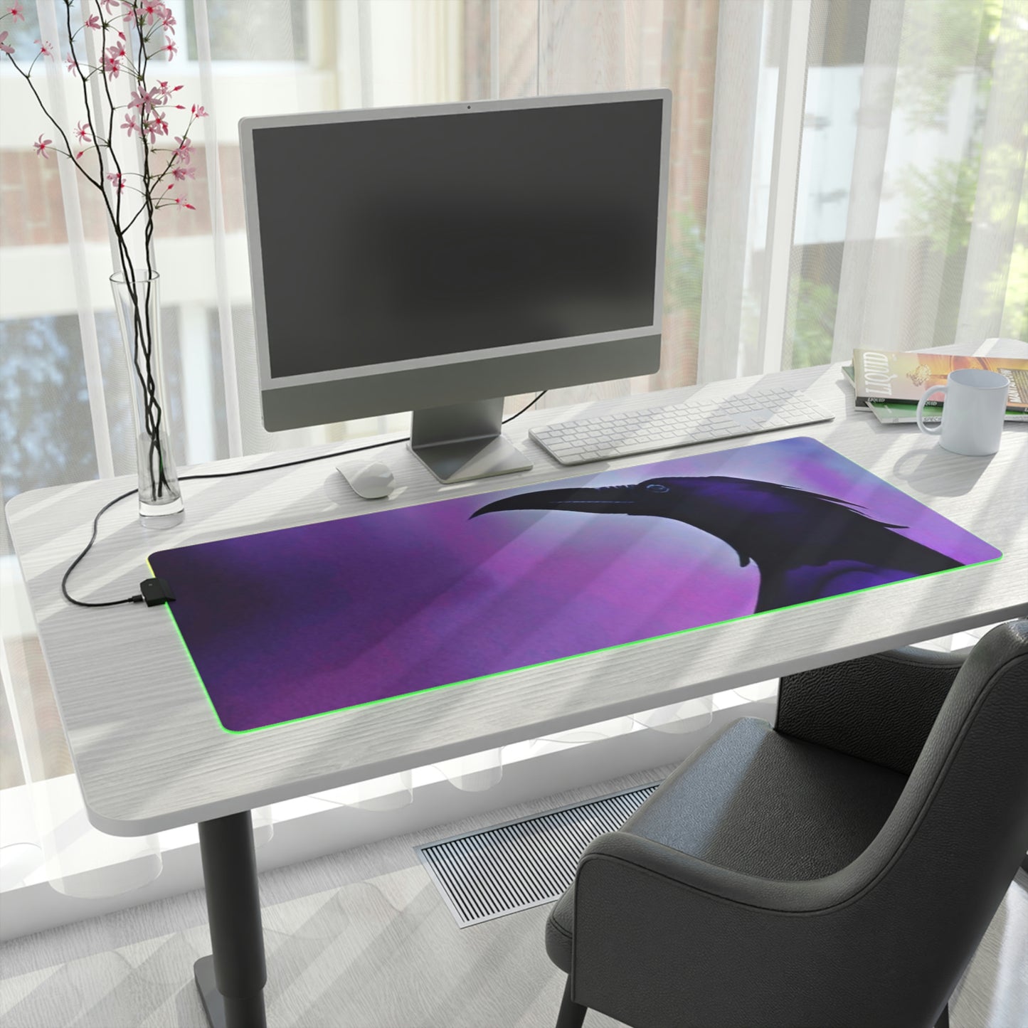 Raven LED Gaming Mouse Pad